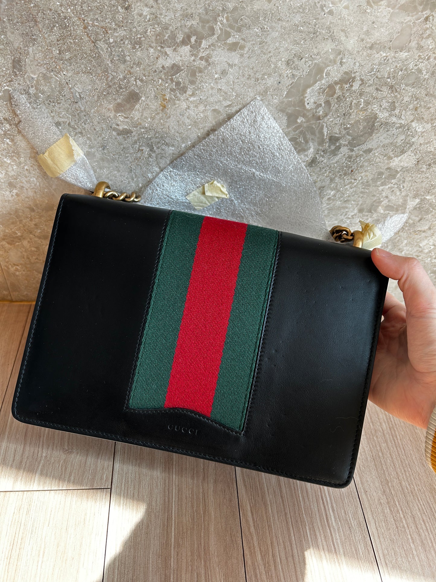 Gucci Peony Medium Chain Crossbody bag