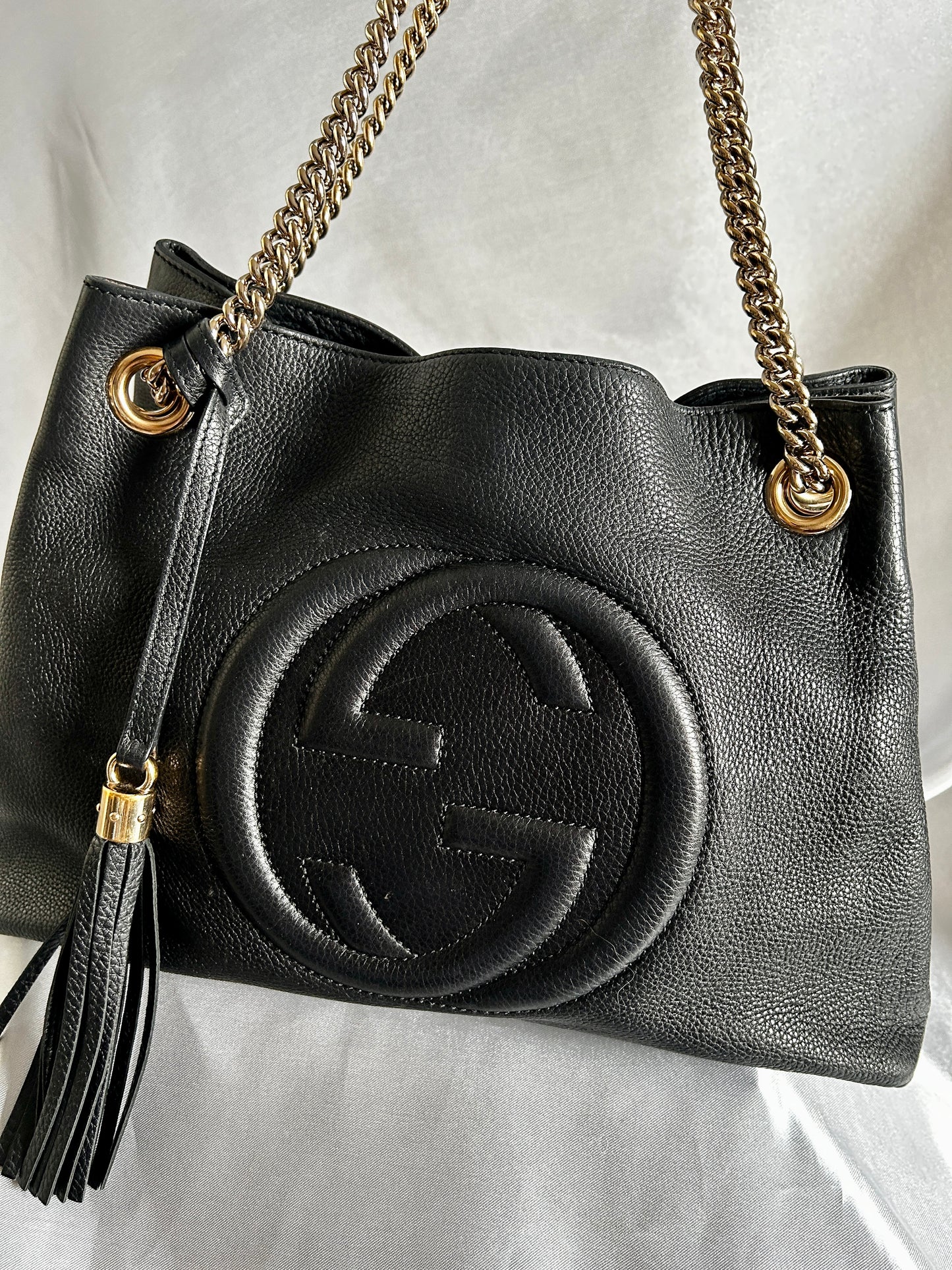 Gucci Black Soho Chain Shoulder Bag