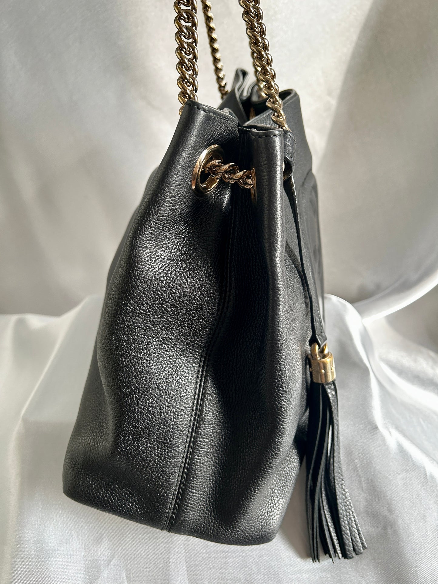 Gucci Black Soho Chain Shoulder Bag