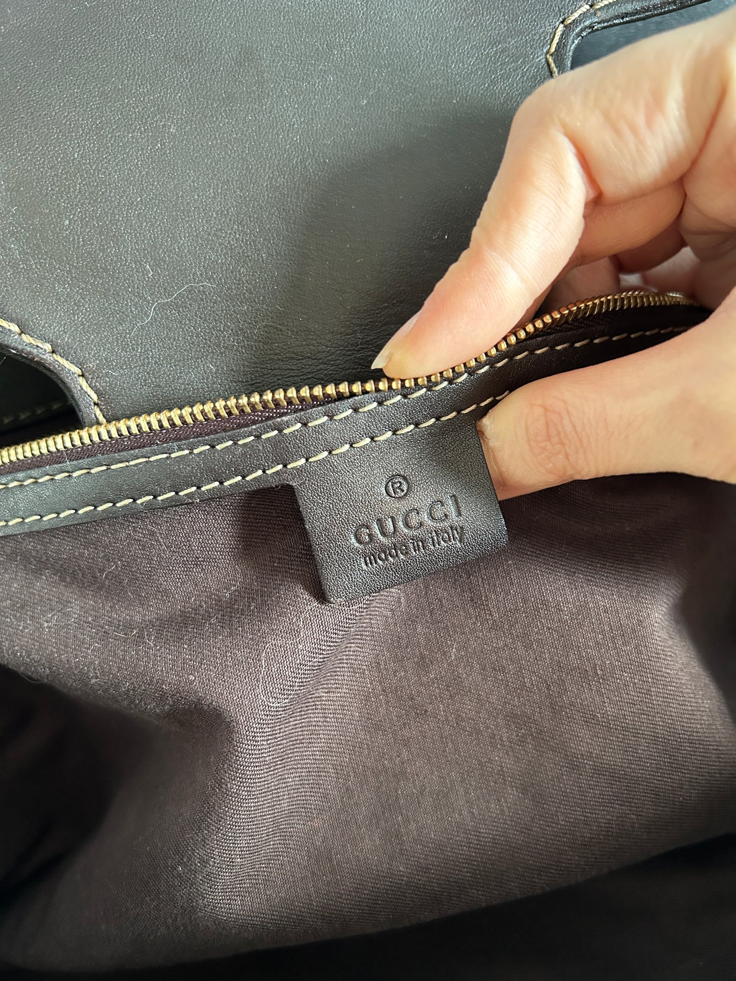 Gucci GG Canvas Large Queen Shoulder Bag